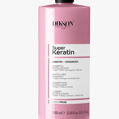 ديكسون سوبر كيراتين شامبو مجدد للشعر التالف 1000 مل SUPER DIKSON للعناية بالشعر بالكيراتين النباتي والسيراميد